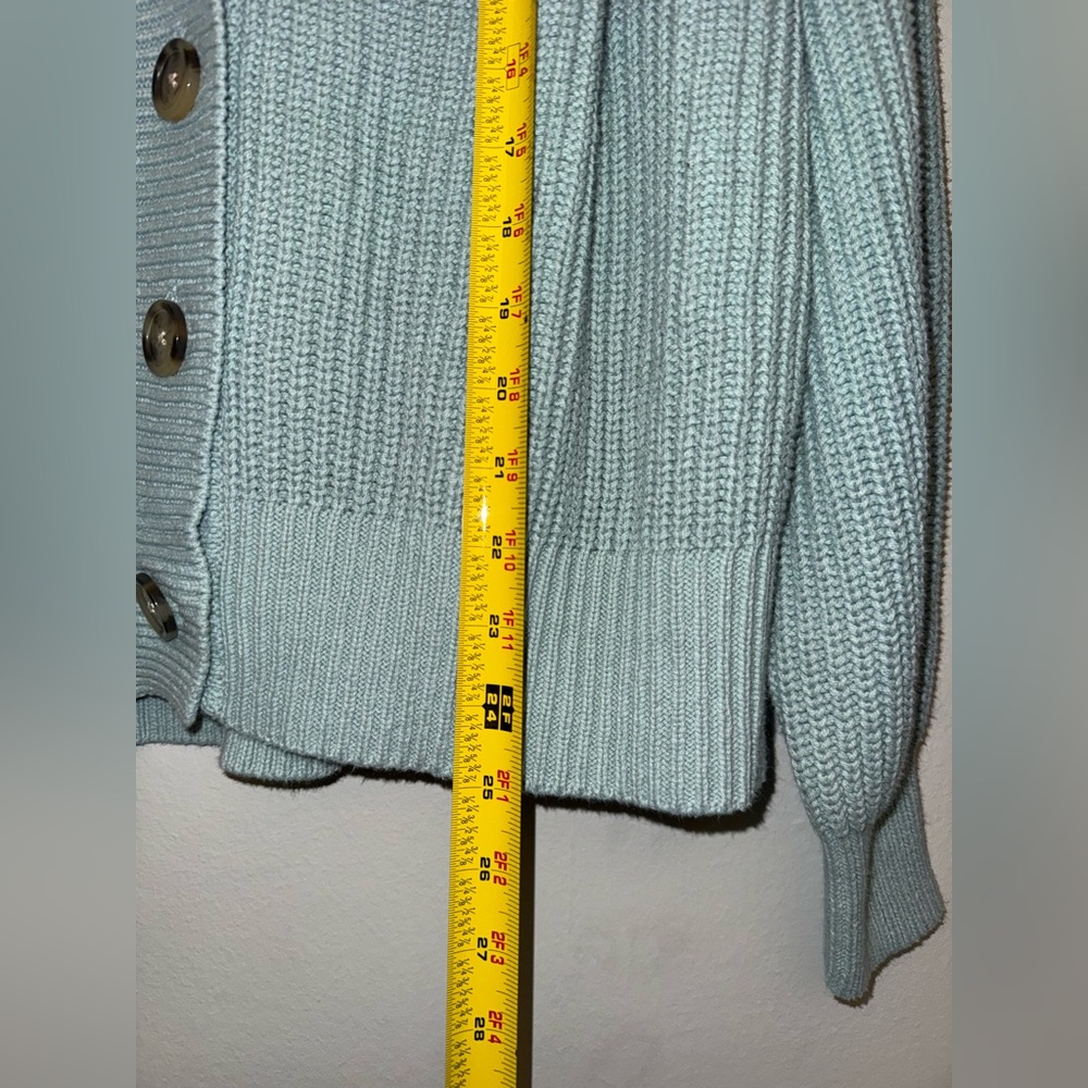NWT A NEW DAY women’s green Blue button front cardigan sweater XXL ✨ - Picture 3 of 6